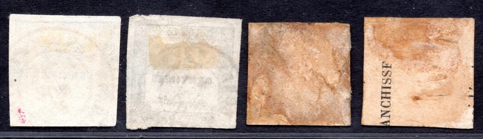 FRANCE 1859-1873 POSTAGE DUES SC. J3, J4, J6, J10 CATALOG VALUE $300 - Image 2 of 2