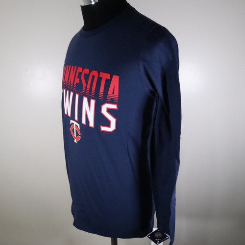 Minnesota Twins T-Shirt Mens Small MLB Genuine Merchandise Blue Long Sleeve NWT - Picture 6 of 9