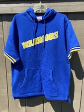 Golden State Warriors Mitchell & Ness Chris Webber Hooded Sweatshirt NBA Large