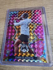 2022 Mosaic Football #365 Chris Oladokun CAMO PINK PRIZM RC - Steelers