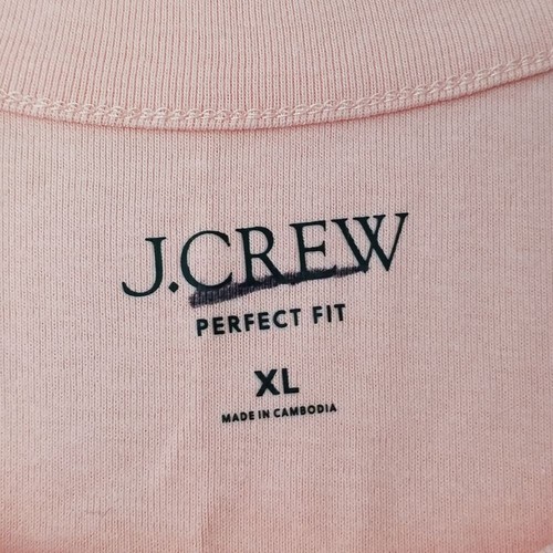 J. Crew Perfect Fit High Neck Tank Top Size XL Pink Rib NWT $29 BY405 - Picture 3 of 5