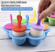 Silicone Popsicle Pop Molds for Kids Baby Breastmilk Popsicle Blue
