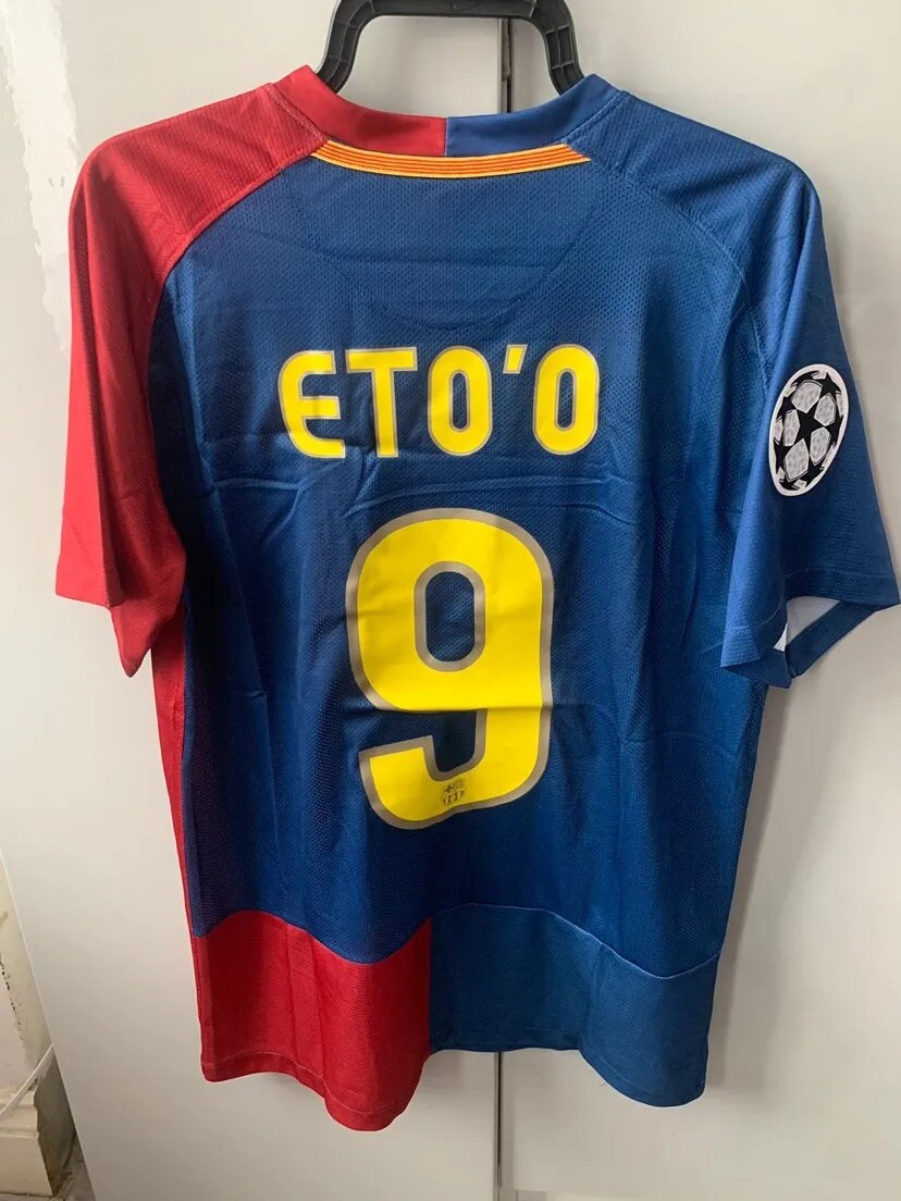 Barcelona Jersey 2008/2009 Team Old bnwt #men #team #ETO'O Final