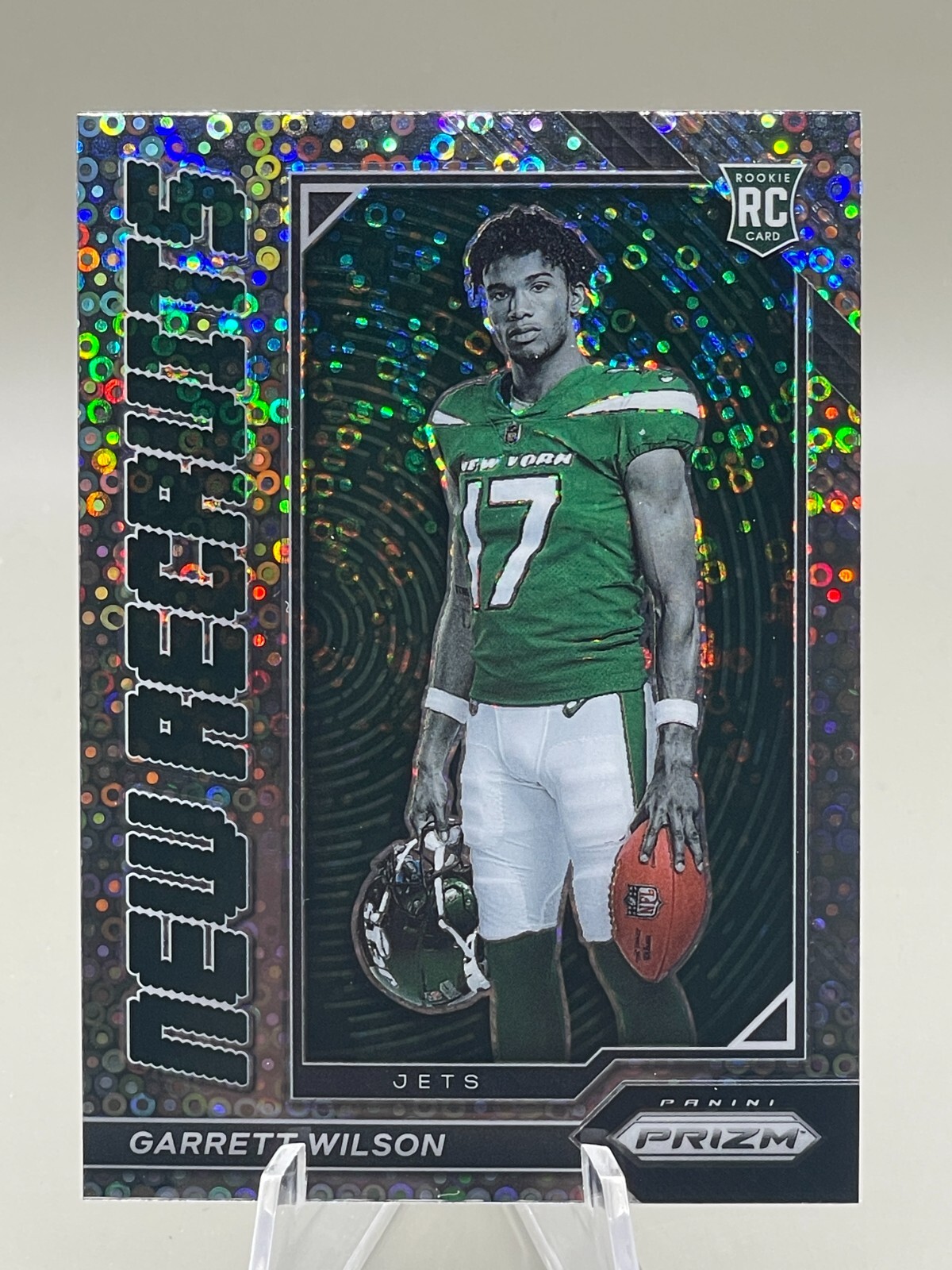 2022 Panini Prizm New Recruits #NR-5 - Garrett Wilson (No Huddle Silver Prizm)
