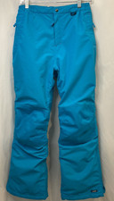 Lands  End Snow Pants Girls Size 16 Teal Grow A Longs Ski Snowboard Winter
