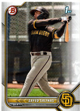 Zayed Salinas San Diego Padres 2022 Bowman Prospects 1st Bowman Card