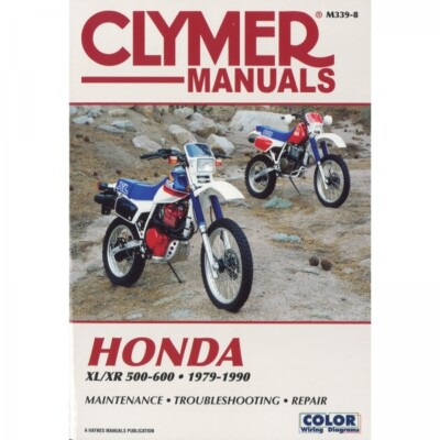 Honda XL XR 500 600 (1979-1990) Reparaturhandbuch Clymer