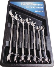 Platinum Tech 7pc Metric Flare Nut Line Wrench Set 9-24mm 99710