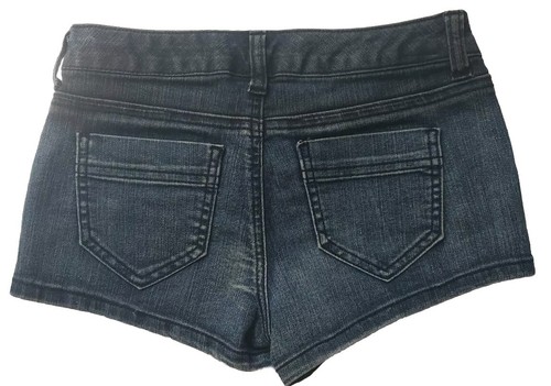 Boom Boom Jeans Mini Short Shorts Women Missy Size 1 Stars Stripes Red White Blu - Picture 3 of 11