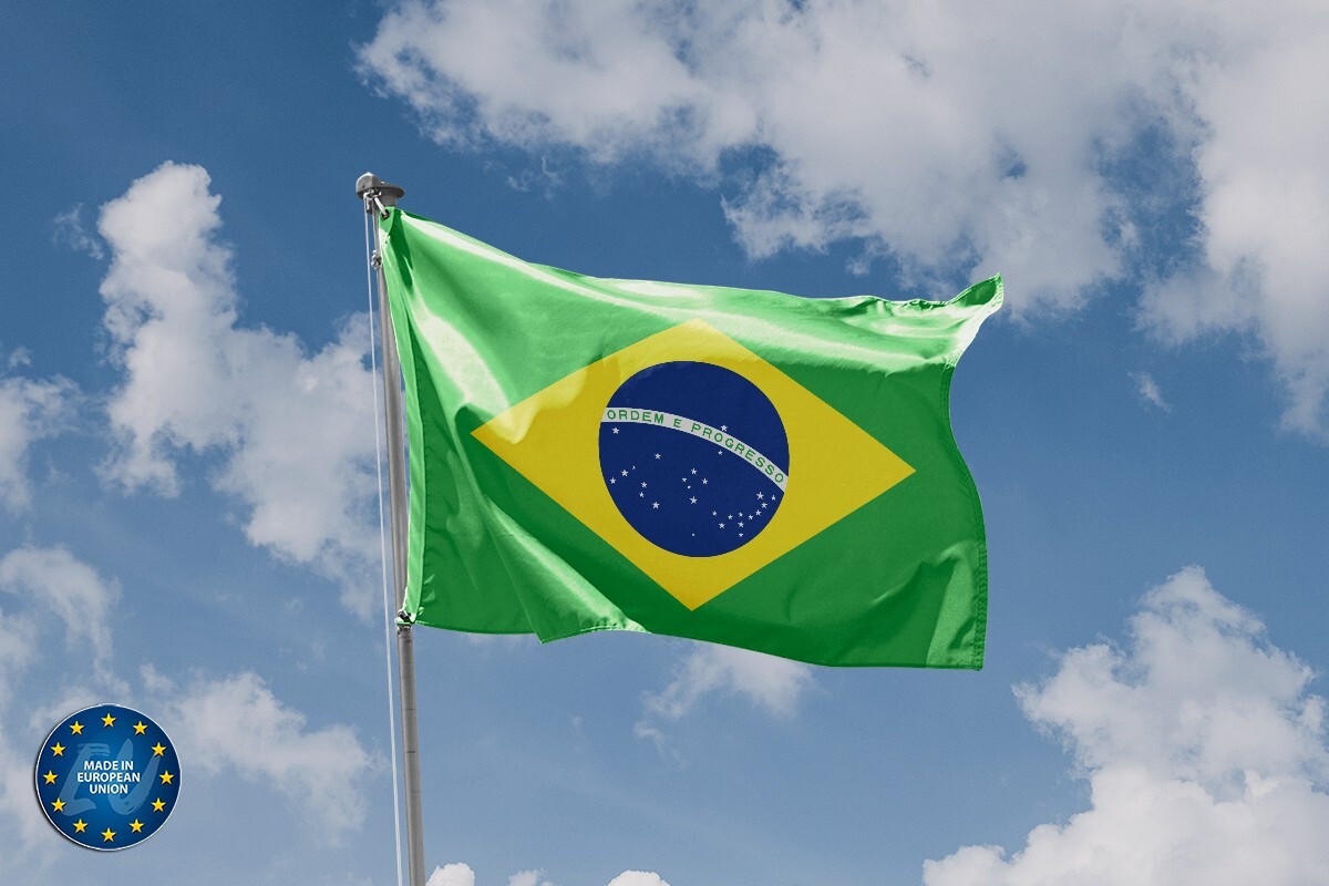 Flag of Brazil, Unique Design, 3x5 Ft / 90x150 cm size, EU Made | eBay