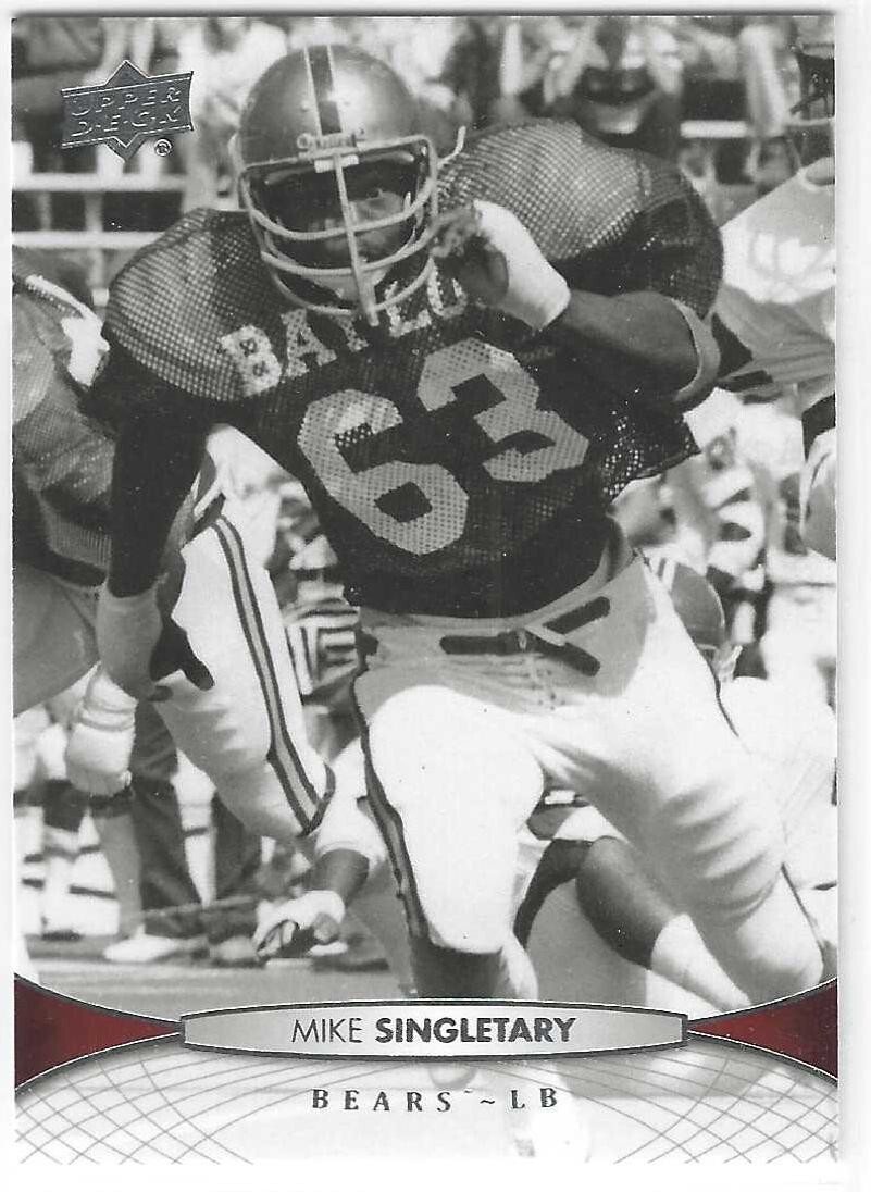 2012 Upper Deck #36 Mike Singletary Chicago Bears Baylor