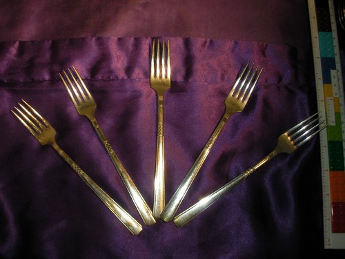 1881 Rogers Oneida Capri 1935 Sterling Silver Plate Flatware Viande Grille Fork - Picture 3 of 7