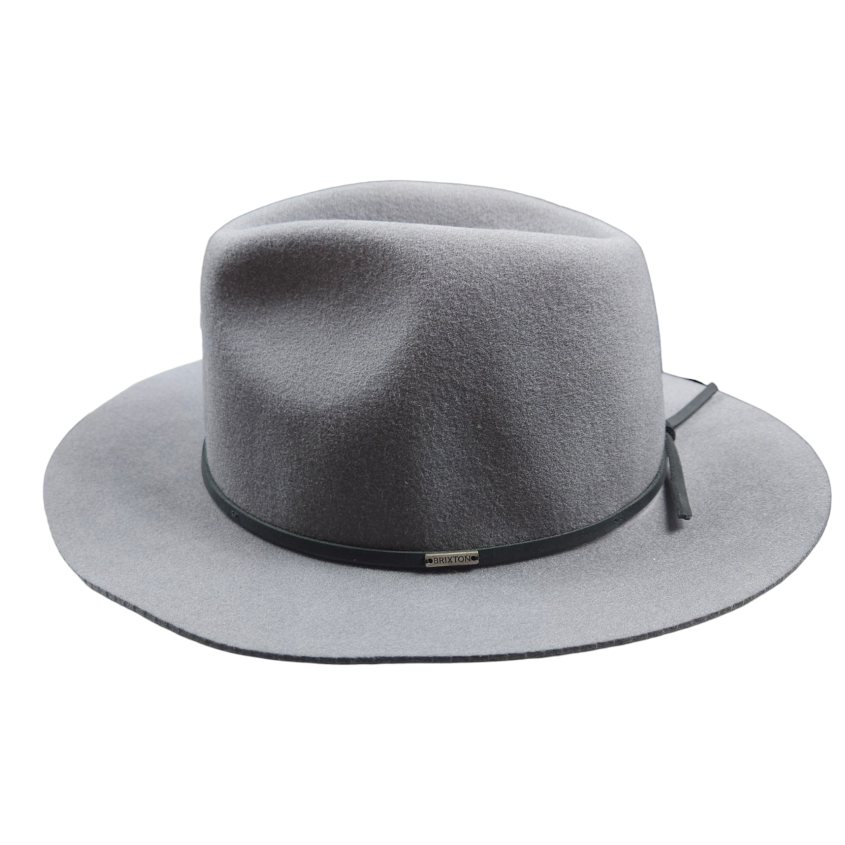 Brixton Gray Fedora Hat Unisex Gain Fedora in Future Grey – Brixton main image 3