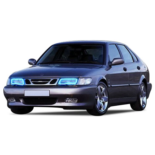 RGB многоцветный RF фары Halo набор для Saab 9-3 99-03 - Изображение 4 из 4