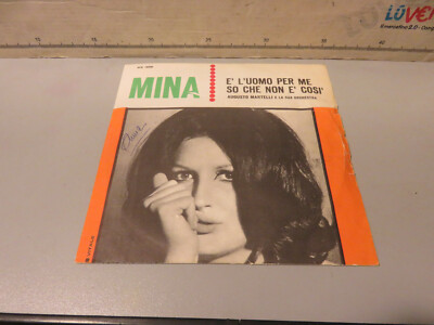 Disco 45 Giri - E' L'uomo per me / So che non è così - MINA  RFN16050 1964