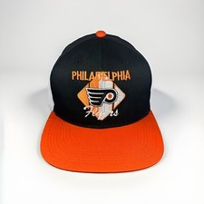 NWT Vintage 90s Philadelphia Flyers Snapback Hat, NHL Cap, Hockey - CCM