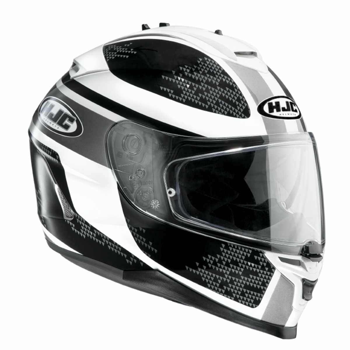 HJC IS.-17ヘルメットMサイズused Full Face Motorcycle Helmet Hjc Is-17 IS17 PARU mc5 White