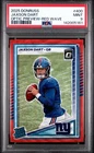 2025 Panini Donruss - Rated Rookie Jaxson Dart #400 Optic Preview Red Wave PSA 9