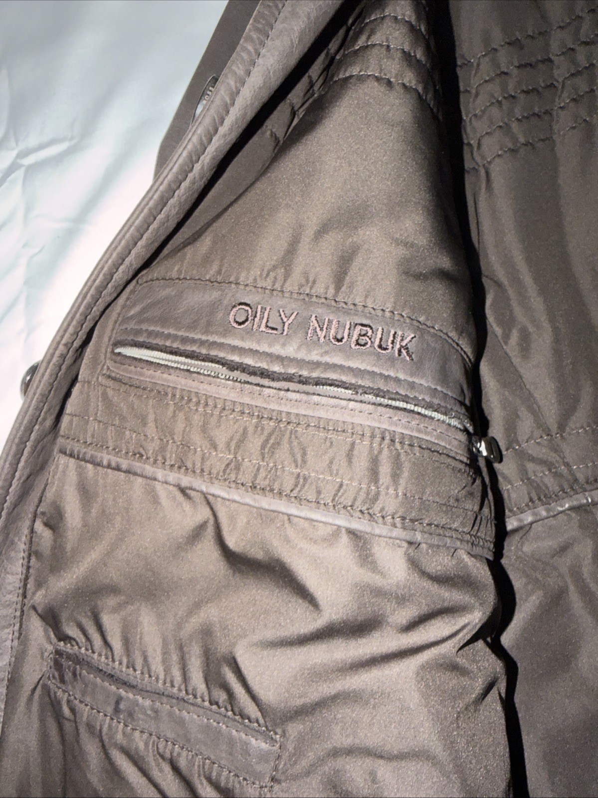 Hugo Boss Oily Nubuk Leather Jacket 42R thumbnail 3