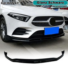 Gloss Black Frontlippe Frontspoiler Splitters für Mercedes W177 A35 A45AMG 2018+