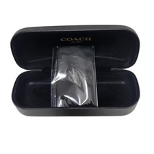 Coach Unisex Eyeglasses/Sunglasses Hardcase Shell 7"X2.5"X2.5" Dimension