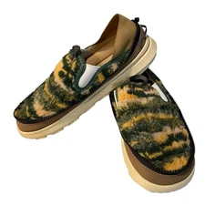 Merrell Hut Moc 2 Packable Cozy Men's 10 Camo Tan Multi Slip-On Shoes Camp NWOT