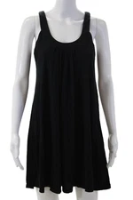 Splendid Womens Tank Trapeze Swing Dress Black Size L