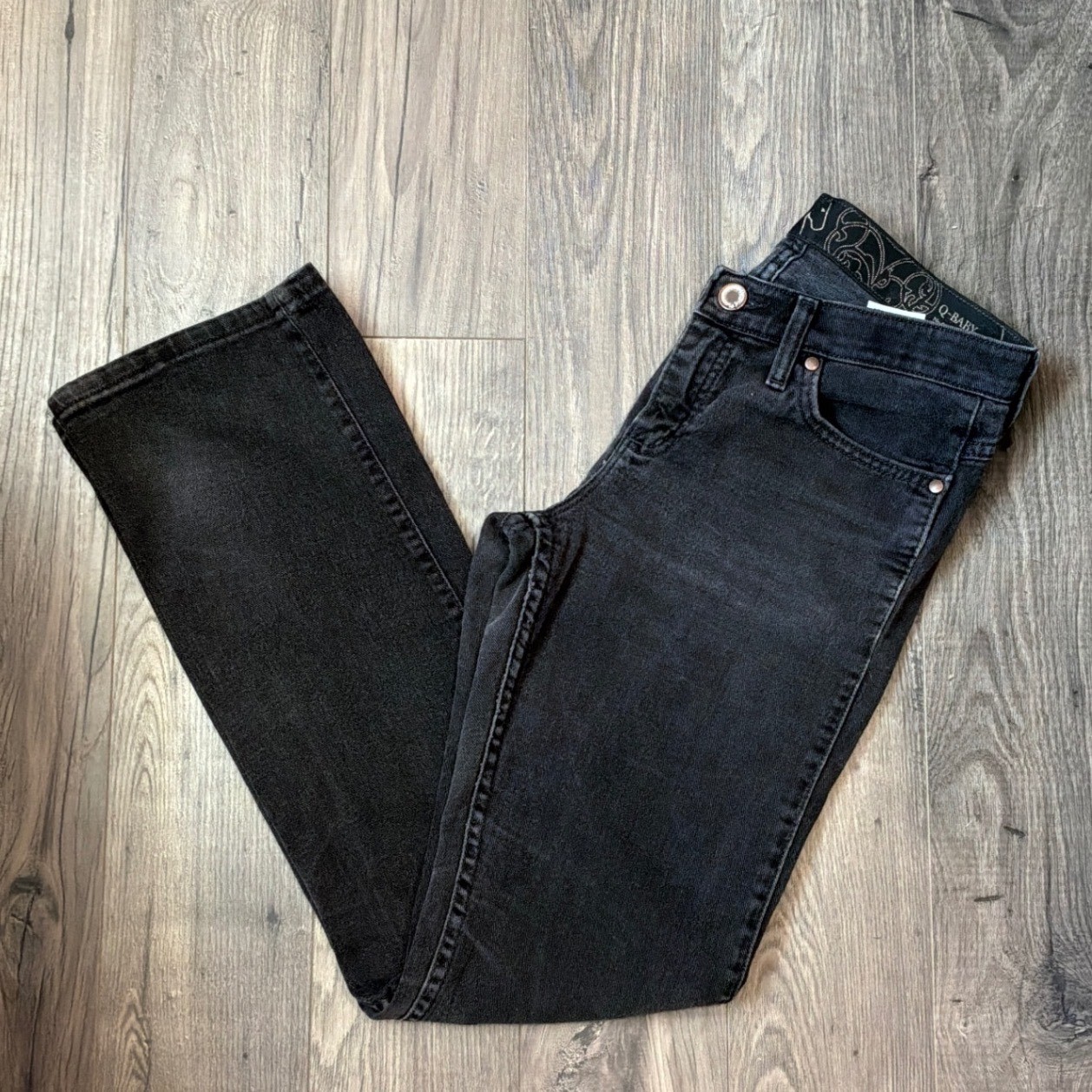Black Bootcut Mid Rise Wrq20bl Size 5/6x32