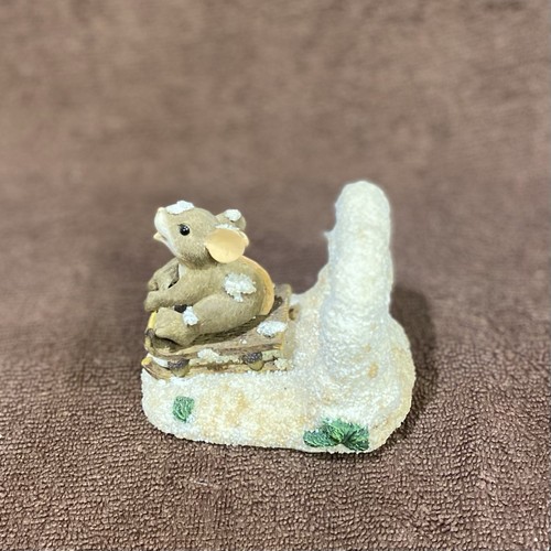 Pre Owned Fritz & Floyd Charming Tails “Dashing Through Thr Snow” Figurine - Picture 2 of 5