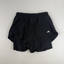 New Womens Adidas Designed for Training 2-in-1 Black Training Shorts Size XS NWT