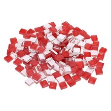 Micro Glass Tiny Mini Mosaic Tile for DIY Red Pack of 200