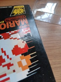 Super Mario Bros Nintendo NES vintage 1985 Game Wirh Box.