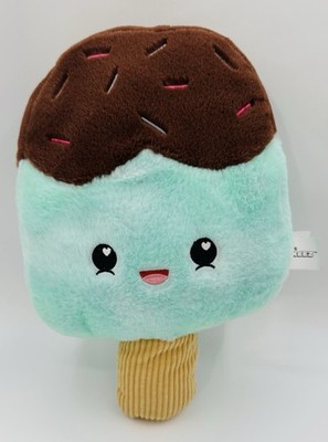 Russ Jazwares Snackeez Mint Chocolate Ice Cream Plush 12'' Soft Toy 2024