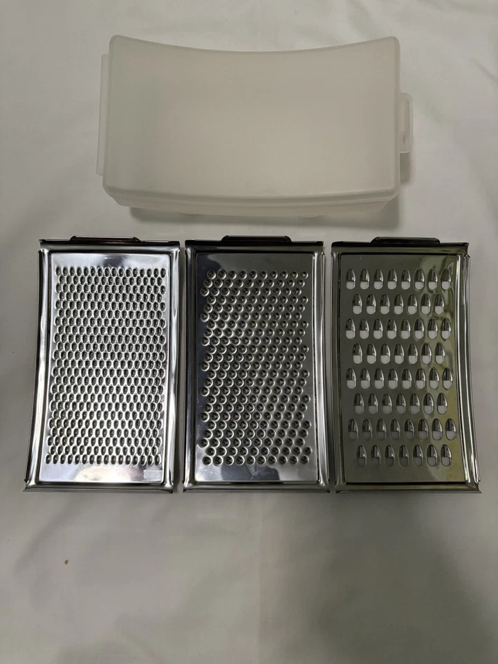 3 GEFU Kuchenboss Grater Plates & Blade Case - Image 2 of 3