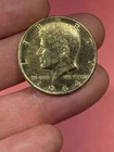 1964-D Kennedy 24k Gold Plated Silver Half Dollar