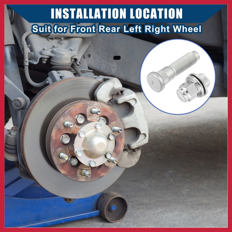 Juego de 1 tuercas de perno de rueda C2C35294010 M12-1.5 para Jaguar F/S/X-Type XFR XJ Foto 2 de 4