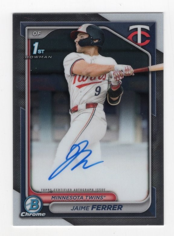2024 Bowman Chrome Draft Jaime Ferrer Auto #CPA-JF Autograph