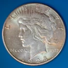 1928-P U.S. PEACE SILVER DOLLAR - KM#150 - KEY DATE/SCARCE - EXTRA FINE