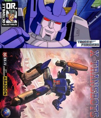 X-Transbots MX-04 Abaddon / Masterpiece Scaled Galvatron Brandneu