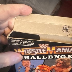 WWF WrestleMania Challenge (Nintendo NES) with manual and box