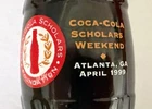 Vintage & Scarce April 1999 Coca-Cola Scholars Weekend Employee Full Bottle