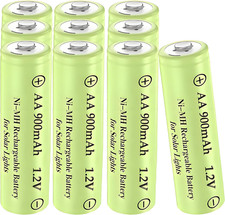 10 Packs 1.2V AA 900Mah Nickel Metal Hydride Nimh Rechargable Batteries for Outd 1.98 per gallon