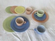 CUTE Hazel Atlas Vintage Little Hostess Childrens Glass Tea Set, 11 Pc Kawaii