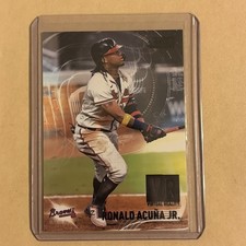 2021 Topps Stadium Club Virtual Reality Ronald Acuña Jr. #VR-7 Black /99