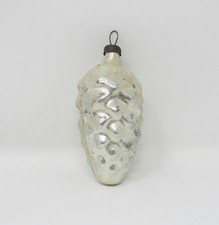Vintage Hand Blown Glass Pinecone Christmas Ornament 2-3/4"