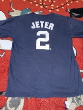 New York Yankees Derek Jeter Youth Kids XL T-Shirt Blue