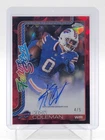 2025 Topps Chrome Sapphire Football Red Keon Coleman #FSA-KC
