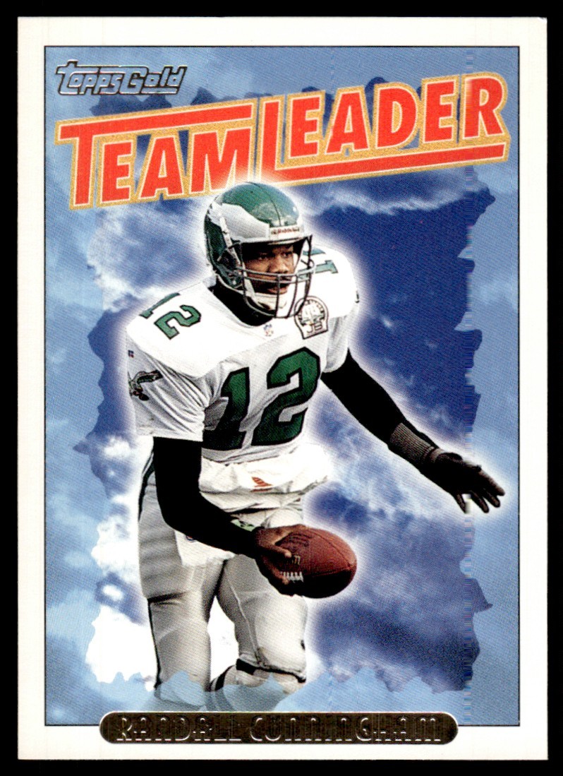 1993 Topps Gold Randall Cunningham Philadelphia Eagles #180 TL