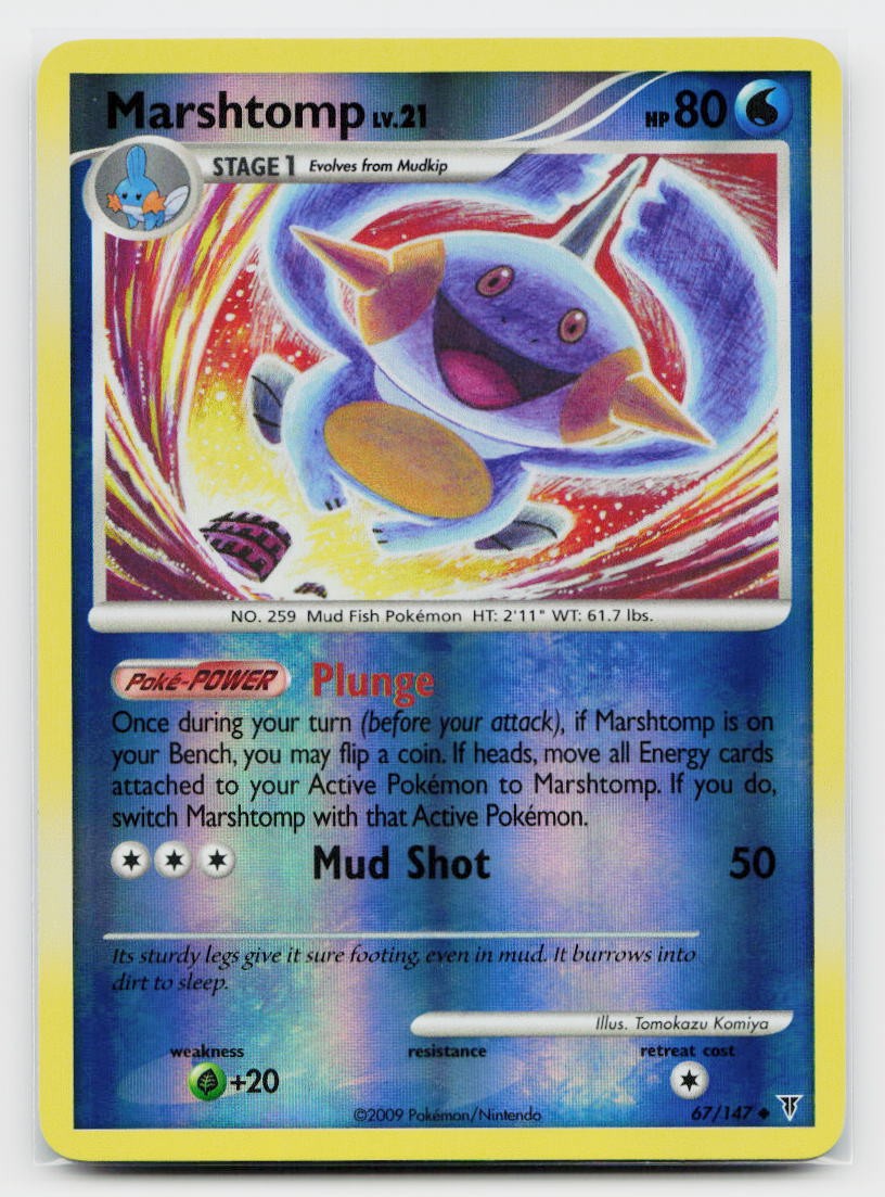 Marshtomp Uncommon Supreme Victors 67 Pokemon TCG