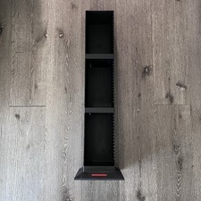 Laserline 50 CD Media Storage Tower Organizer Display Rack Holder Black 29"